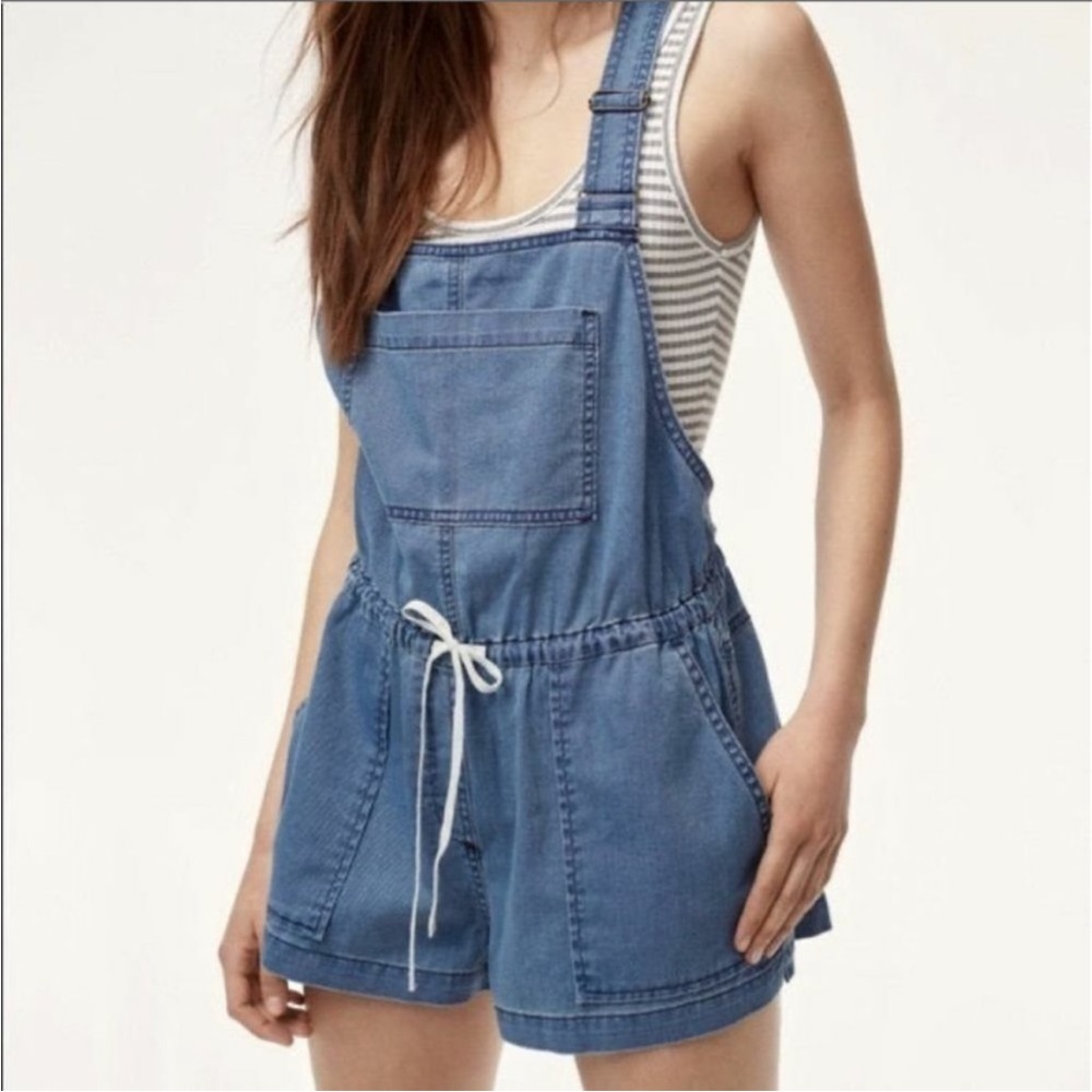 NWOT Wilfred Free chamberlain short overalls. - Picture 2 of 7